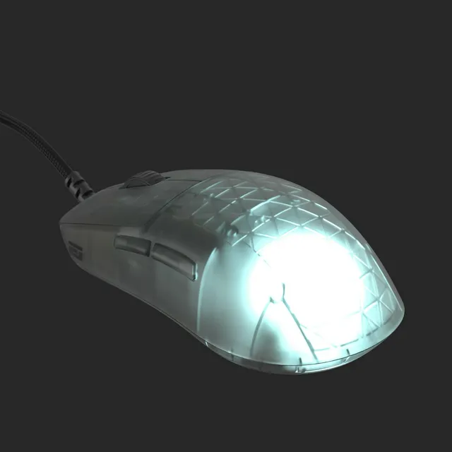 OP1 RGB Trådad Gaming Mus - Dark Frost