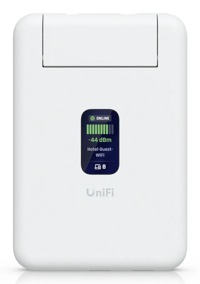 UniFi UTR, Wi-Fi 5 (802.11ac), Dual-band (2,4 GHz / 5 GHz), Nätverksansluten (Ethernet), Vit, Bärbar router
