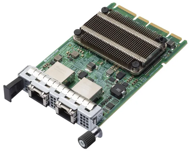 NetXtreme E-Series N210TP - Nätverksadapter - PCIe 3.0 x8 - Gigabit Ethernet/10 Gb Ethernet x 2