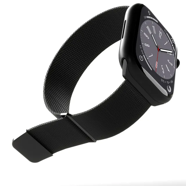 Apple Watch 42-49mm Milanese armband (svart)