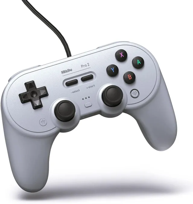 Pro2 Wired Gamepad for Switch and Windows - Grey - Wired Controller - Nintendo Switch