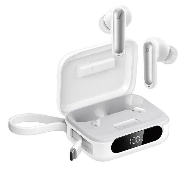 soundcore P41i | Wireless Earbuds with Portable Phone Charger (With Lightning Adapter) - White