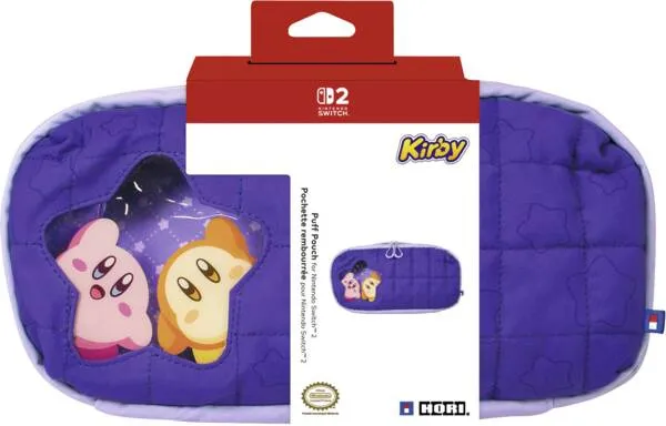 Puff Pouch for Nintendo Switch 2 (Kirby and Waddle Dee) - Purple - Mid-size - Bag - Nintendo Switch 2