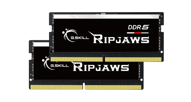 Ripjaws SODIMM DDR5-4800 - 32GB - CL34 - Dual Channel (2 pcs) - Intel XMP - Svart