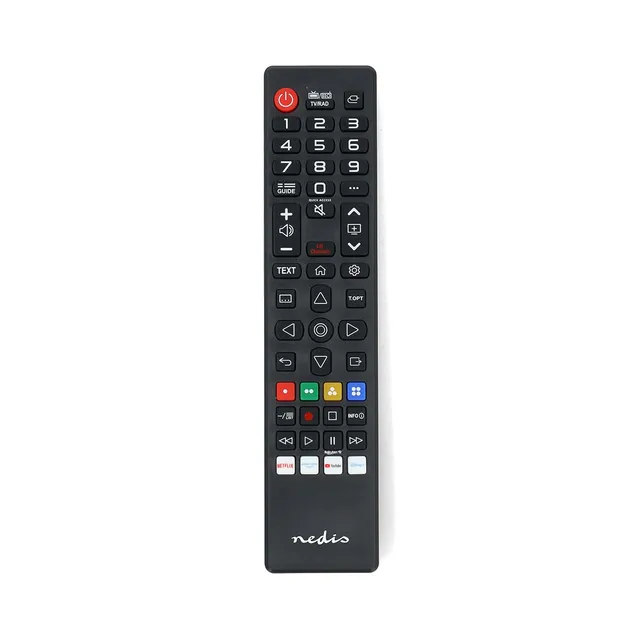 Ersättnings Fjärrkontroll | Passar till: LG | Förprogrammerad | 1 Enhet | Amazon Prime / Disney + Button / Netflix Knapp / Rakuten TV Button | Infraröd | Svart