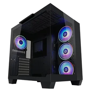 809B Dark Storm_X - midi-tower - extended ATX - Chassi - Tower - Svart