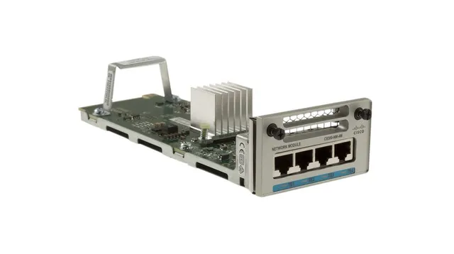 - Expansionsmodul - 100M/1G/2.5G/5G/10 Gigabit Ethernet x 4 - för P/N: C9300-24U-10E, C9300-24UX-1A, C9300-48UN-10A