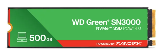 WD Green SN3000 SSD - 500GB - PCIe 4.0 - M.2 2280
