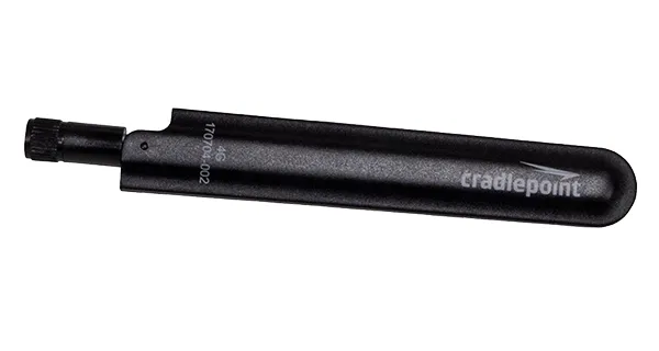 - Antenn - cellulär - 2 dBi (för 698 - 960 MHz), 3 dBi (för 1,7 - 2,7 GHz) - svart mini - för Cradlepoint IBR900, IBR950, COR IBR600, IBR6