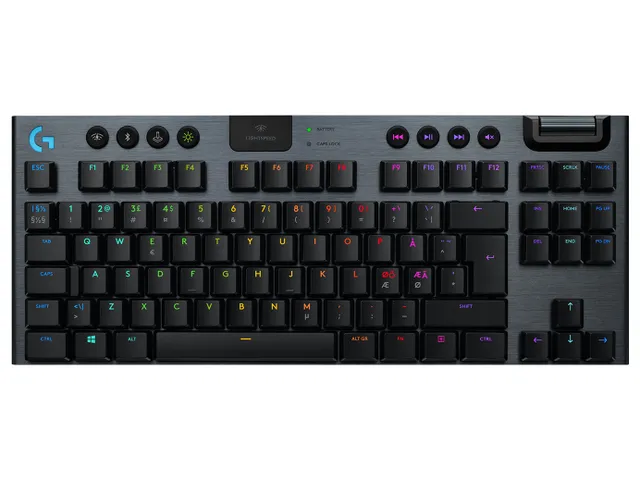 G915 Lightspeed, RGB, mekaniskt, TKL - Svart