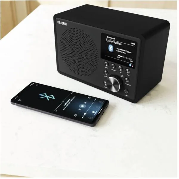 Touro Bluetooth Internet + DAB+ RadioBlue - DAB+ radio - Svart