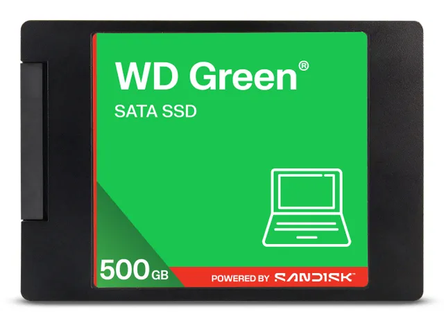 WD Green 500 Gt 2,5" SATA -SSD-levy
