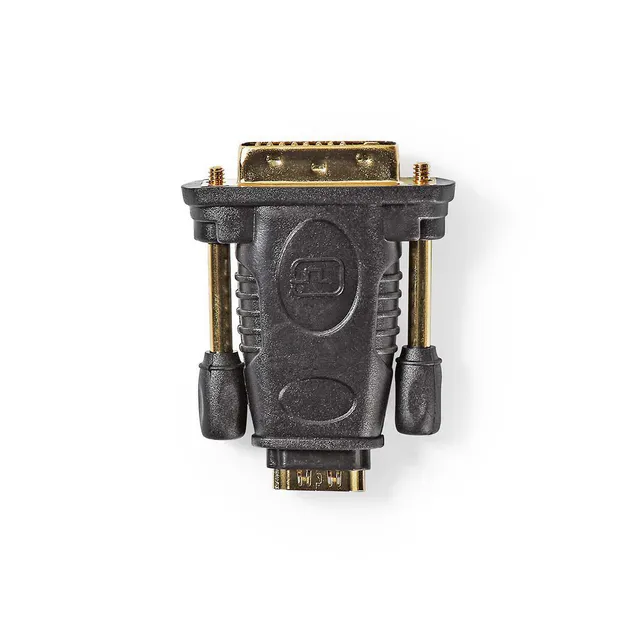 HDMI™ Adapter | DVI-D 24+1-Pin Hane | HDMI™ Utgång | Nickelplaterad | Rak | ABS | Svart | 1 st. | Låda