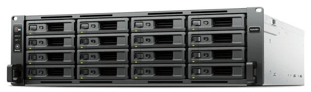 RackStation RS2825RP+, 16-bay NAS, 3U, AMD Ryzen V1780B Quad Core, 8 GB RAM, 1x10Gbe LAN + 2x1GbE LAN, redundant nätagg