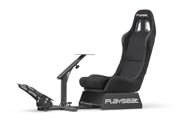 Evolution svart vinyl Racingcockpit för simulerad körning - Svart