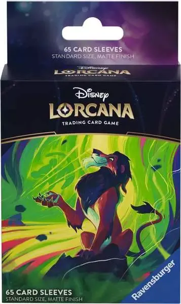Disney Lorcana Azurite Sea (Set 6) Card Sleeve Pack - Scar