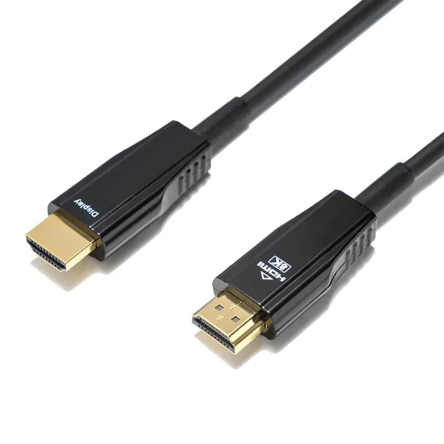HDMI-kabel Deltaco Ultra High Speed, 8K@60Hz, 48Gbps, 20 meter - Svart