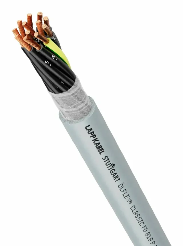 26353/50 dragkedjekabel ÖLFLEX® CLASSIC FD 810 P 7 G 1,5 mm² grå 50 m