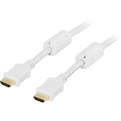 HDMI-kabel - ha-ha - 3 meter - Vit - 4K