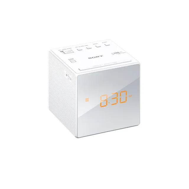 Klockradio ICF-C1 Vit (ICFC1W.CED)