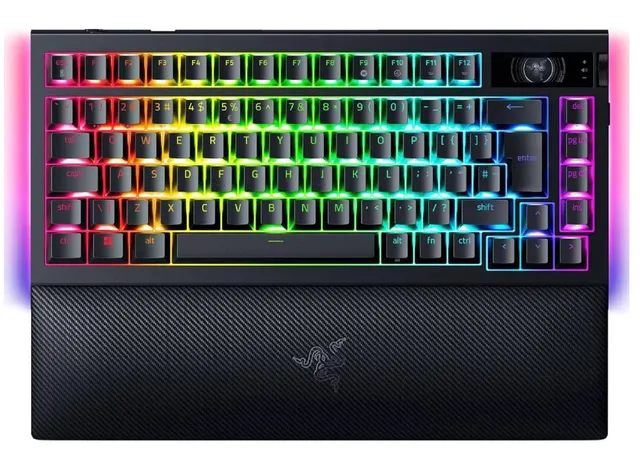 BlackWidow V4 75% Pro Wireless Hotswap - Tactile Mechanical - Gaming Keyboard - Utan numpad - Engelska (US) - Svart
