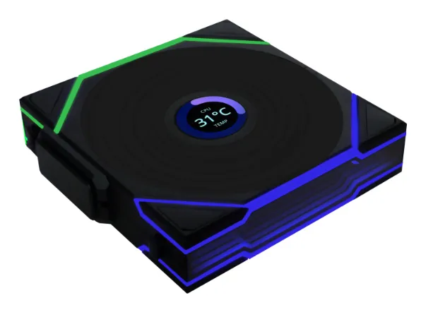 UNI FAN TL 140mm Wireless Reverse Svart