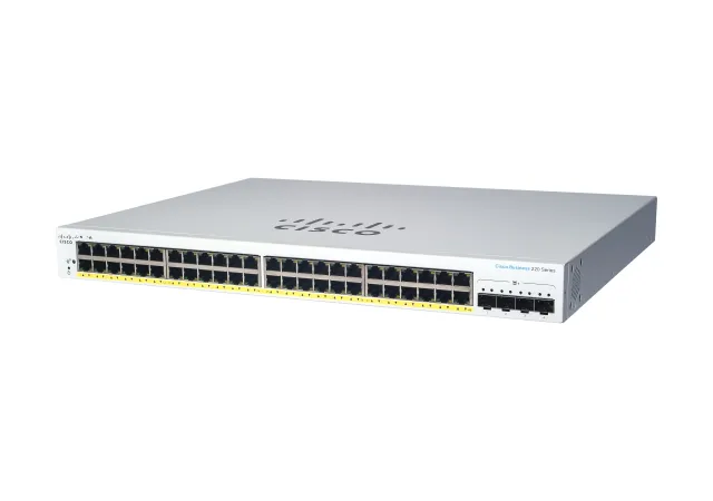 CBS220 SMART 48-PORT GE POE 4X1G SFP