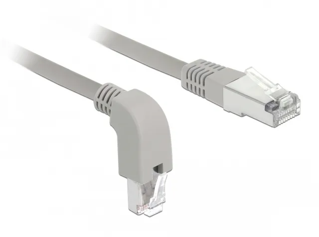 - Patch-kabel - RJ-45 (hane) vinklad nedåt
