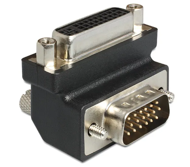 dvi 24+5 pin female to vga 15 pin male 90` (65425)