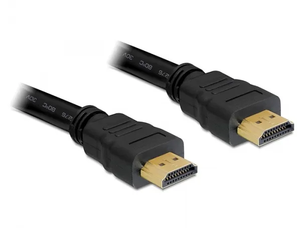 High Speed HDMI with Ethernet - HDMI-kabel med Ethernet - HDMI hane till HDMI hane - 15 m
