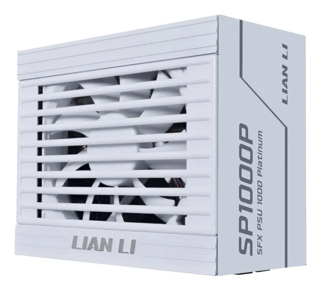 SP1000P SFX (White) Strömförsörjning - 1000 Watt - 92 mm - ATX 3.1 - 80 Plus Platinum certificate