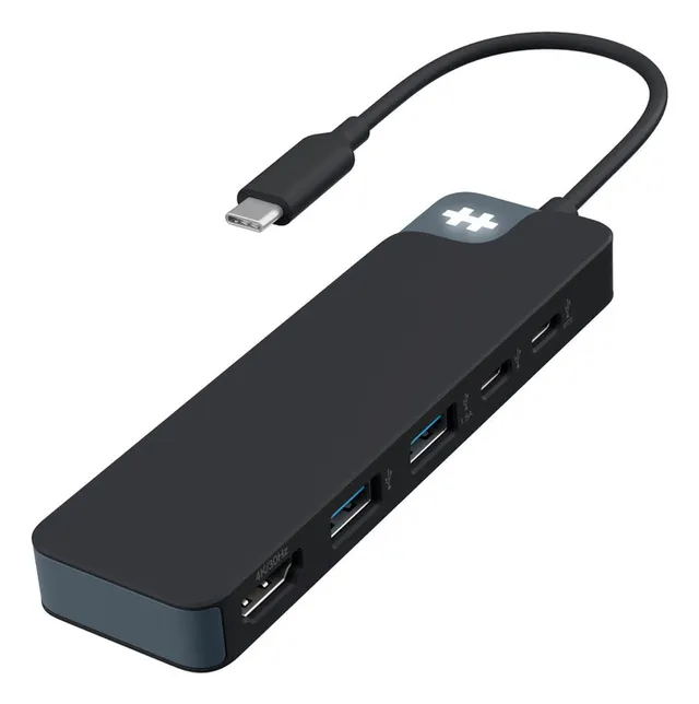 HyperDrive Flex 5 Port USB-C Hub - Svart