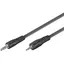 2,5mm hane - 3,5mm hane ljudkabel, 2 m