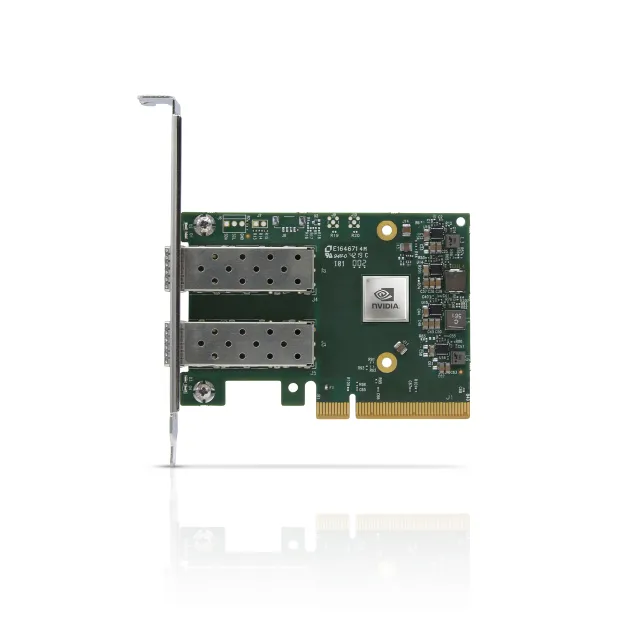 ConnectX-6 Lx MCX631102AN-ADAT - Nätverksadapter - PCIe 4.0 x8 - Gigabit Ethernet / 10Gb Ethernet / 25Gb Ethernet SFP28 x 2