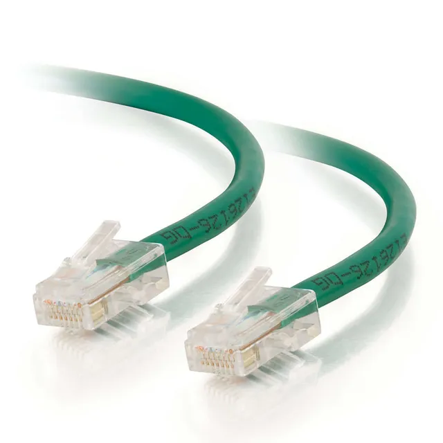 Cat5e Non-Booted Unshielded (UTP) Network Patch Cable - Patch-kabel - RJ-45 (hane) till RJ-45 (hane) - 1.5 m - UTP - CAT 5e - tvinnad, enhetsstart - grön