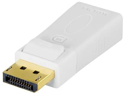 DisplayPort hane till HDMI hona adapter - Vit