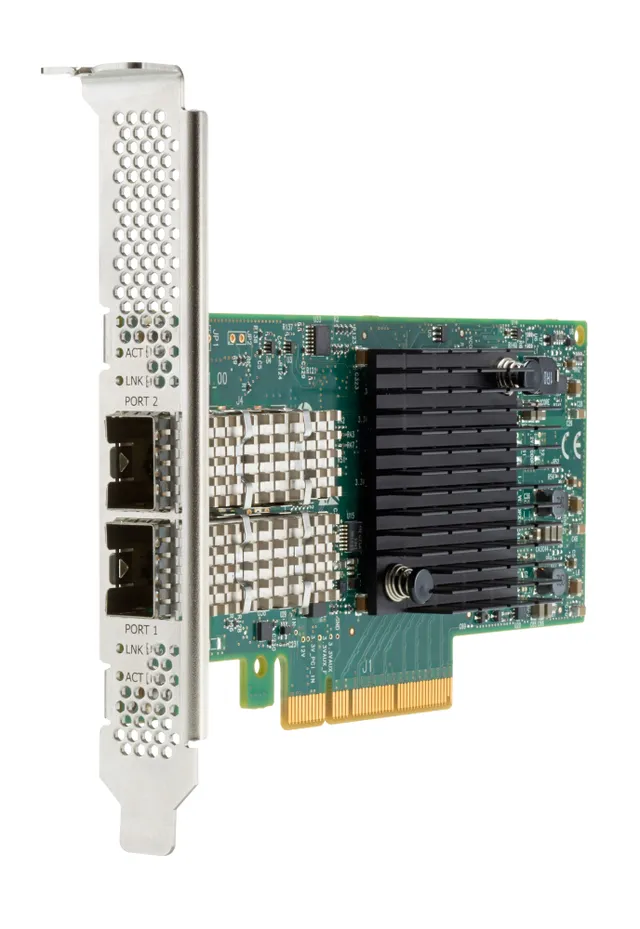 HPE X2522-25G-PLUS - Nätverksadapter - PCIe 3.0 x8 - 10Gb Ethernet / 25Gb Ethernet SFP28 x 2 - för ProLiant DL325 Gen10, DL345 Gen10, DL360 Gen10, DL3