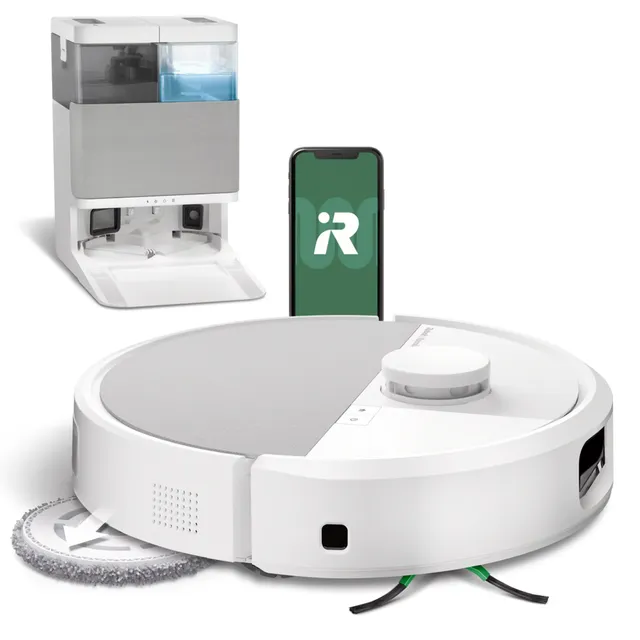 Robotdammsugare Roomba Plus 505 Combo-robot + AutoWash™-dock - Vit