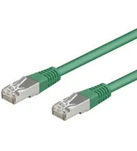 Patchkabel CAT 5e, SF/UTP, grön, 5 m kopparklädd aluminiumtråd (CCA)