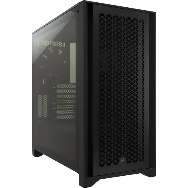 4000D Airflow / Tempered Glass - Svart (Fyndvara - Klass 1)