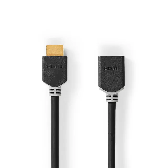 High Speed ​​HDMI ™ kabel med Ethernet | HDMI™ Kontakt | HDMI™ Utgång | 4K@60Hz | ARC | 18 Gbps | 2.00 m | Rund | PVC | Antracit | Låda