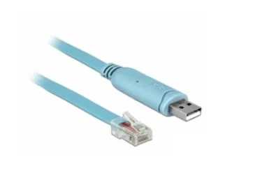 Seriell kabel - USB (hane) till RJ-45 (hane) - 3 m - EIA-232 - blå