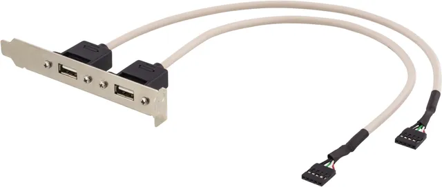 2x5 polig USB kontakt för moderkort med USB stöd