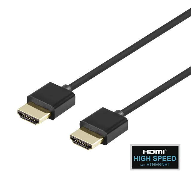 Ultra-thin HDMI cable, 3m, black