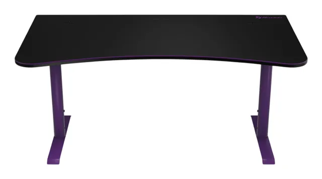 Arena Gaming Desk Deep Purple Black