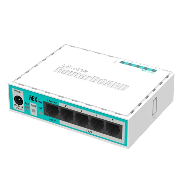 RouterBOARD hEX lite RB750r2 - Router 4-p