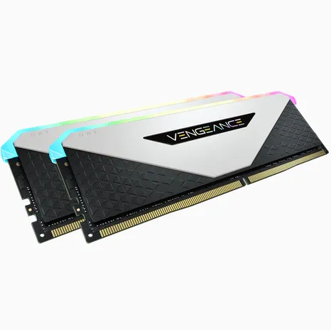 Vengeance RGB RT DDR4-3200 - 16GB - CL16 - Dual Channel (2 pcs) - AMD Optimized - Svart med RGB