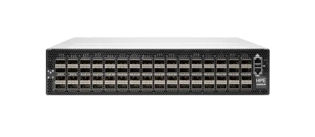 HPE SN4600cM 100GbE 64QSFP28 Switch - M-Series - switch - L3 - Administrerad - 64 x 40/100 Gigabit Ethernet QSFP28 - bakre till främre luftflödet - ra