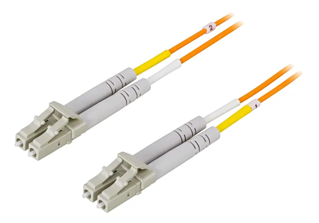 Fiberkablage LC - LC, duplex, multimode, 62,5/125, 15m (LCLC-15M)