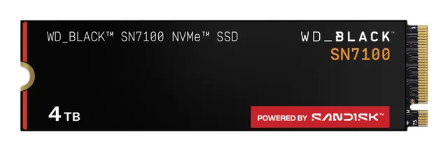 WD Black SN7100 SSD - 4TB - PCIe 4.0 - M.2 2280
